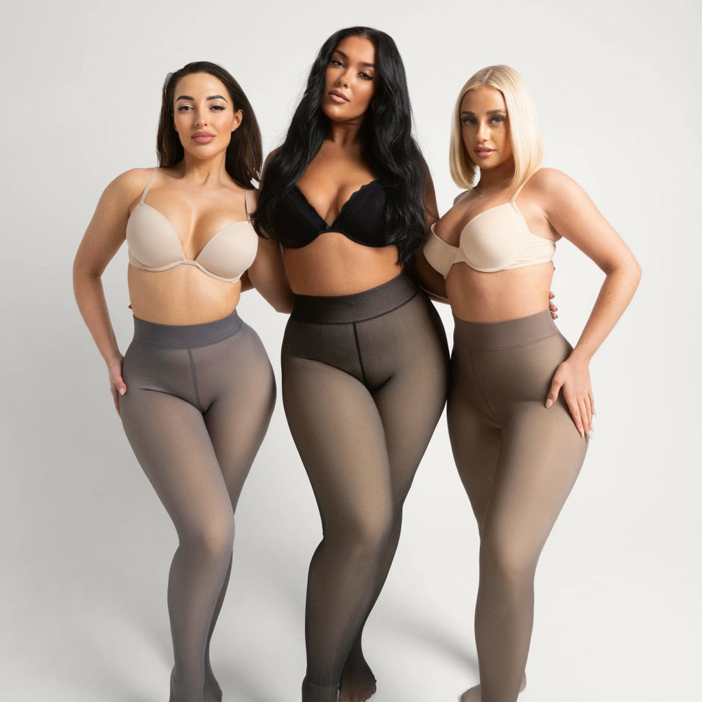 Meia Calça de Lã Translúcida (Tamanho único)