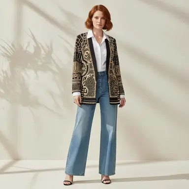 Blazer Bordado Venus - Pronta Entrega
