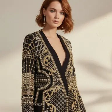 Blazer Bordado Venus - Pronta Entrega