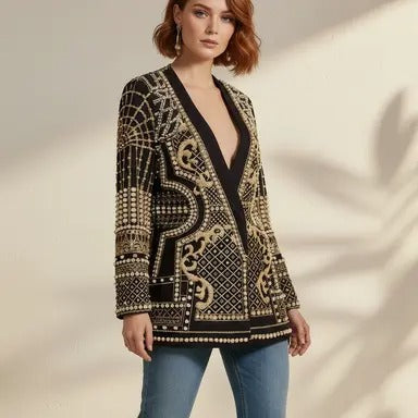 Blazer Bordado Venus - Pronta Entrega