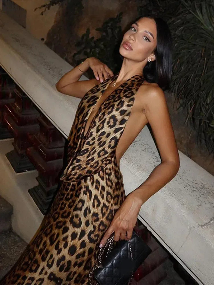 Vestido de Leopardo Laís