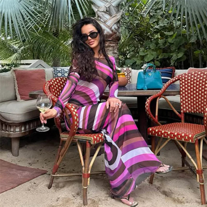 Vestido Sexy de Praia com Estilo