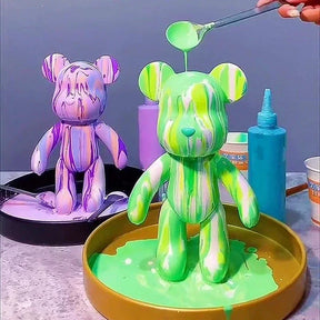 Urso de Pintura Pais e Filhos