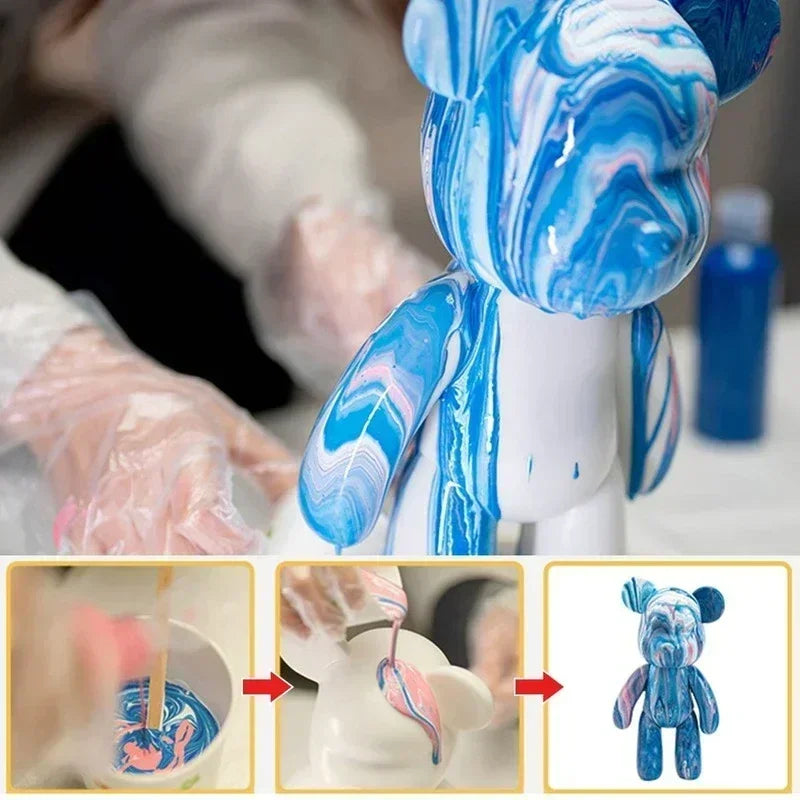 Urso de Pintura Pais e Filhos