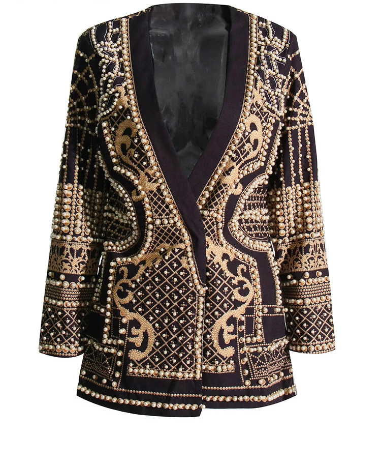 Blazer Bordado Venus - Pronta Entrega